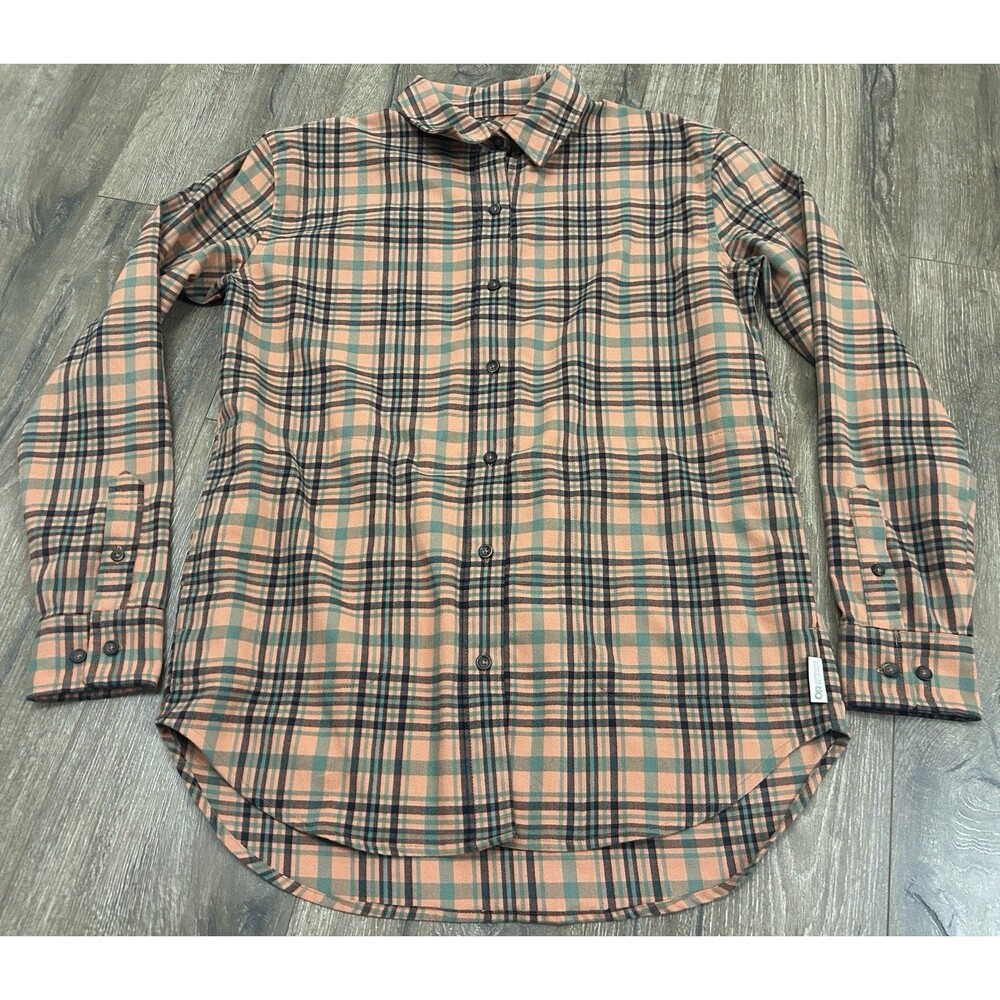 Outdoor Research Kulshan Flannel Shirt Women's Small Plaid Button Up